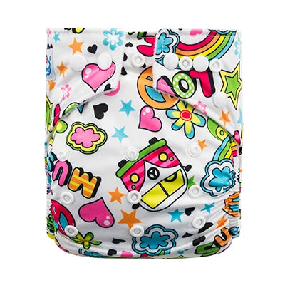 Adjustable Baby Cloth Diapers Washable Reusable 3-15kg