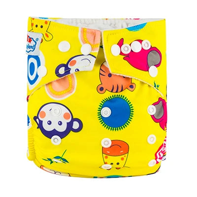 Adjustable Baby Cloth Diapers Washable Reusable 3-15kg