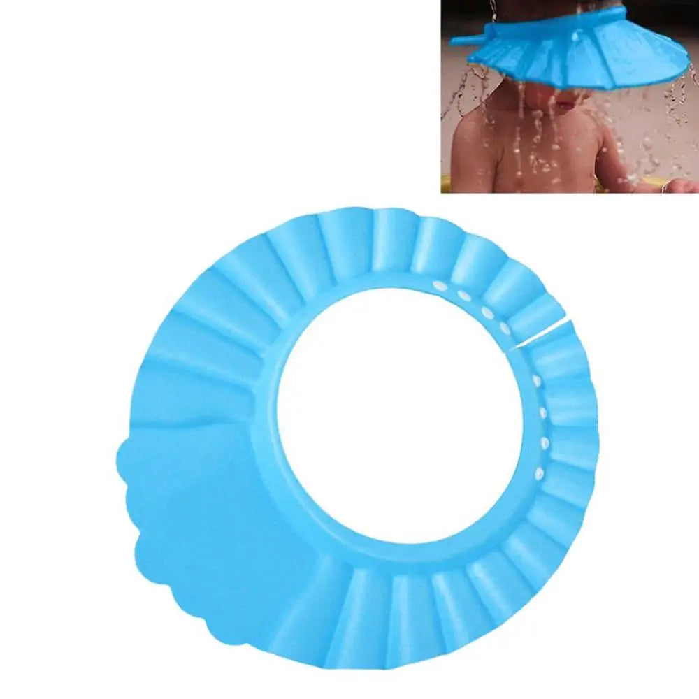Baby Shower Cap Adjustable Waterproof Shampoo Shield