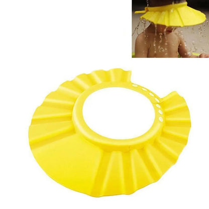 Baby Shower Cap Adjustable Waterproof Shampoo Shield