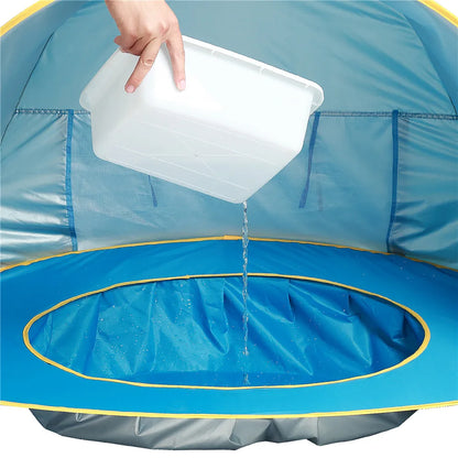 Baby Beach Tent Portable Foldable Sunshelter with Pool