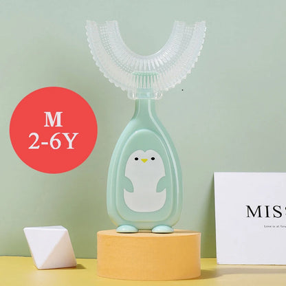 Children’s U-Shaped Toothbrush Soft Silicone Baby Oral Care Brush