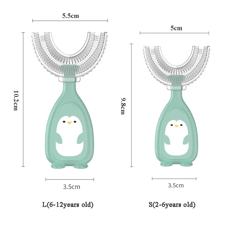 Children’s U-Shaped Toothbrush Soft Silicone Baby Oral Care Brush