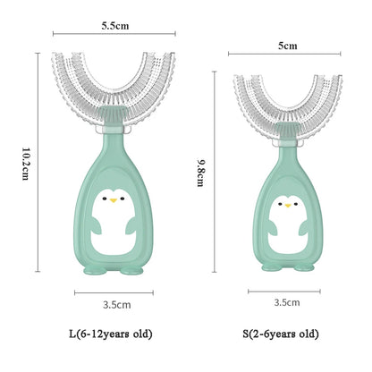 Children’s U-Shaped Toothbrush Soft Silicone Baby Oral Care Brush