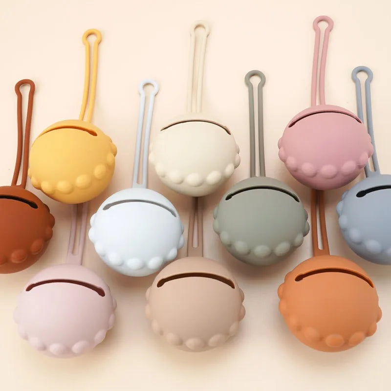 Non-Toxic Baby Silicone Pacifier Holder Soother Box