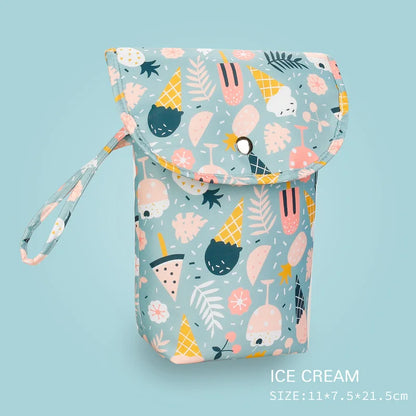 Waterproof Reusable Baby Diaper Bag Large Capacity Mommy Handbag
