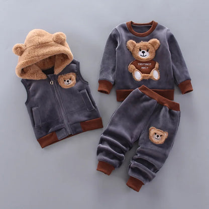 Newborn Baby Hoodie + Pant Outfit Boys Girls Autumn Infant Clothing Set