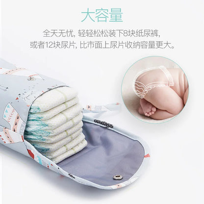 Waterproof Reusable Baby Diaper Bag Large Capacity Mommy Handbag