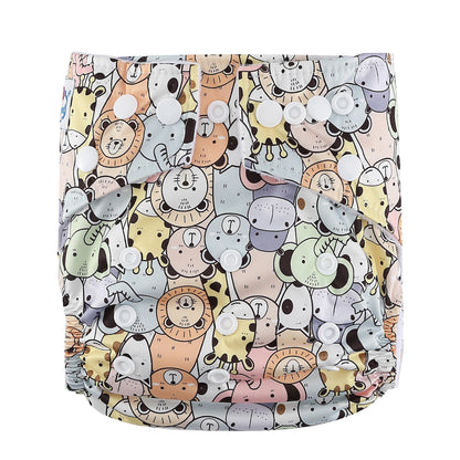 Adjustable Baby Cloth Diapers Washable Reusable 3-15kg