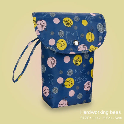 Waterproof Reusable Baby Diaper Bag Large Capacity Mommy Handbag