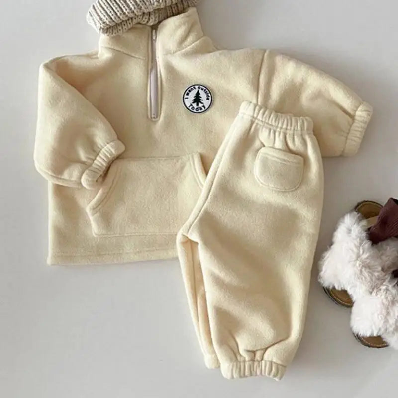 Baby Boys Girls Clothes Set Cotton Sweatshirt+Pants 2PCS