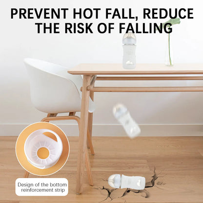 Baby Feeding Bottle Protective Silicone Cover Anti-Breakage Insulated Sleeve