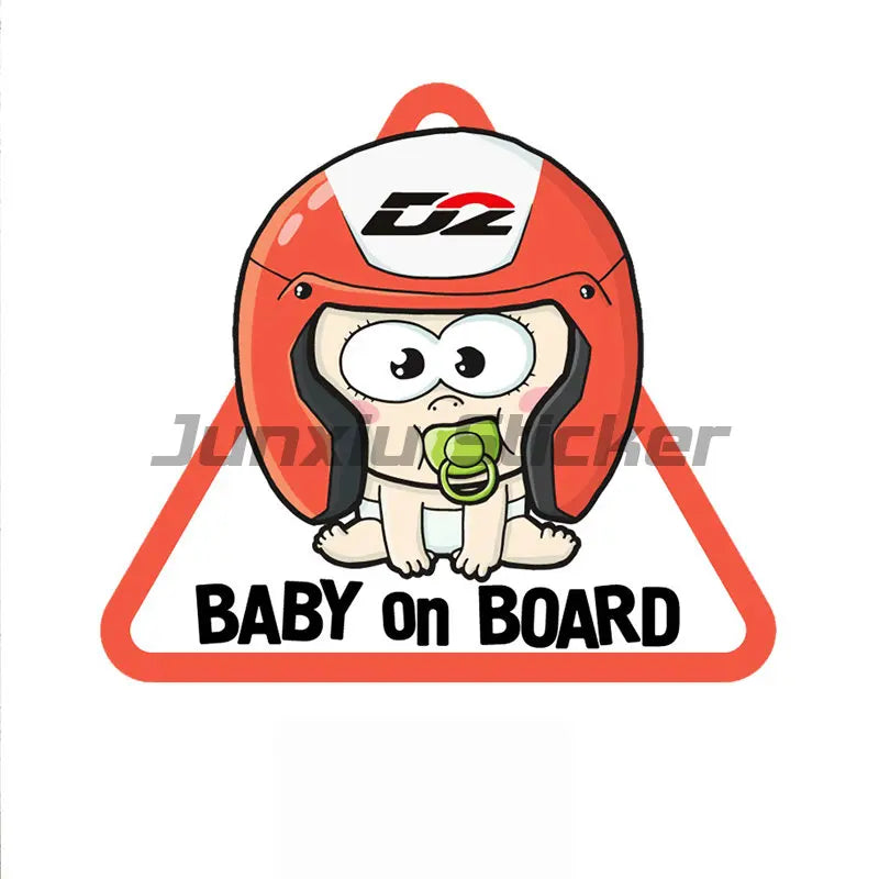 Super Baby On Board Sticker Car Motorcycle Window Bumper Warning Vinyl Decal