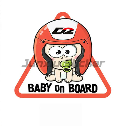 Super Baby On Board Sticker Car Motorcycle Window Bumper Warning Vinyl Decal