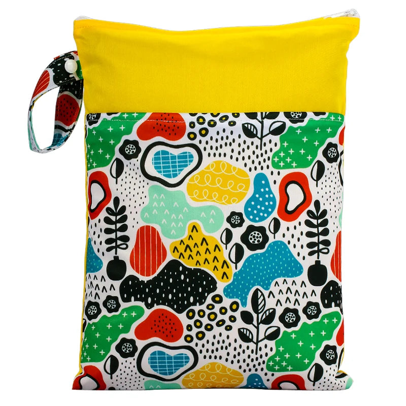 Babyshow Wet Dry Mommy Diaper Bag 35x25cm with Two Zippers