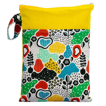 Babyshow Wet Dry Mommy Diaper Bag 35x25cm with Two Zippers