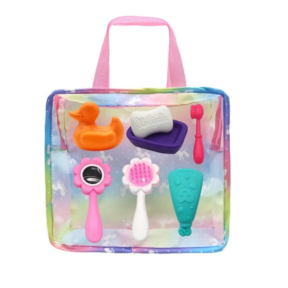 Baby Doll Feeding Bottle Toy Set 2pcs with Pacifier