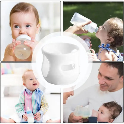 Baby Feeding Bottle Protective Silicone Cover Anti-Breakage Insulated Sleeve