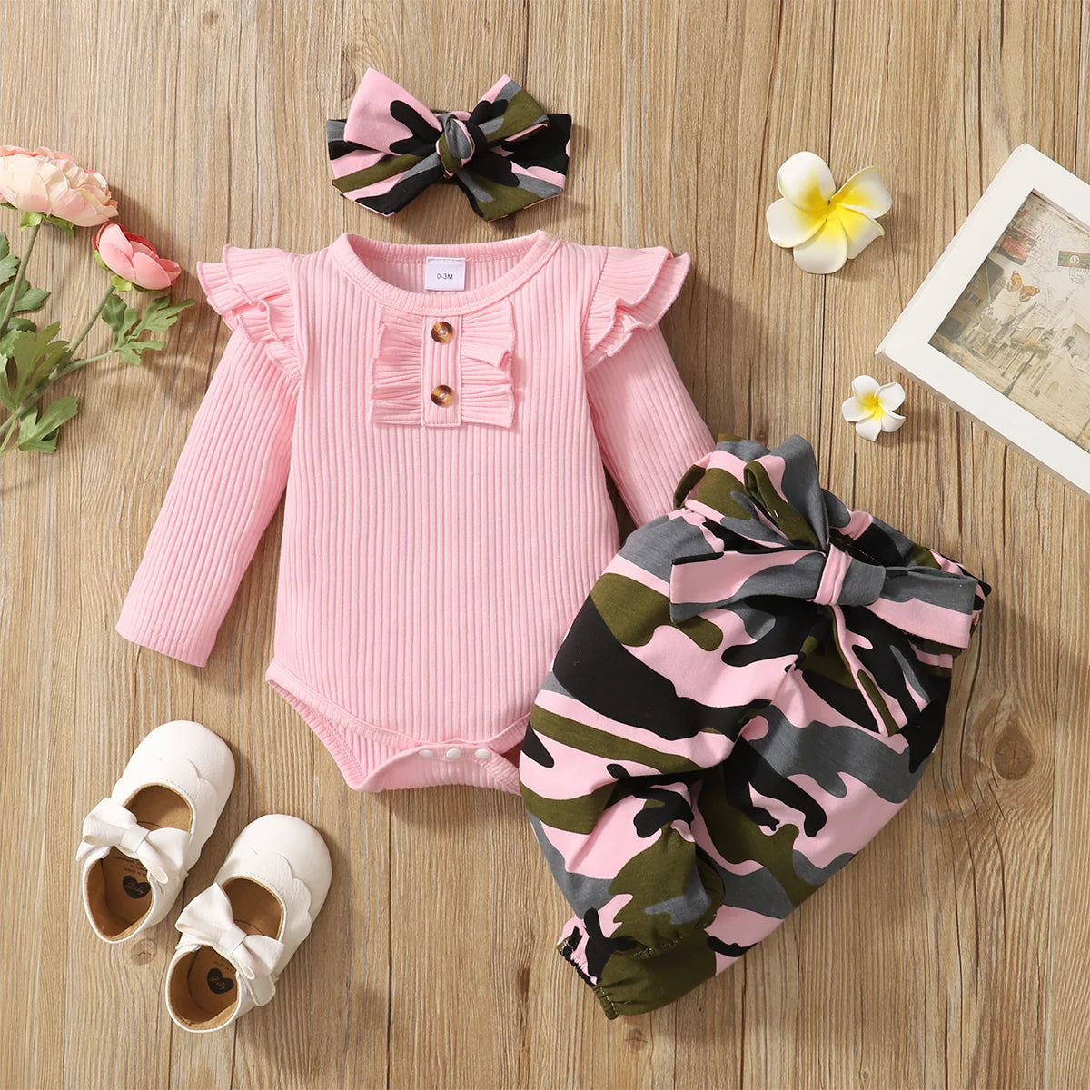 Baby Clothing Set 2PCS Boys Girls Fleece Hooded Top Pants Tracksuit