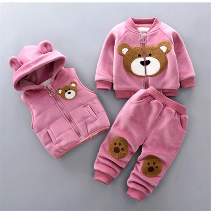 Newborn Baby Hoodie + Pant Outfit Boys Girls Autumn Infant Clothing Set