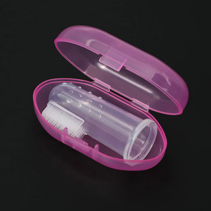 Baby Soft Finger Toothbrush BPA-Free Silicone Infant Oral Care Brush