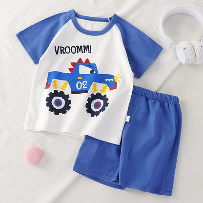 Baby Clothing 1-3Y Boys Girls Cotton 2-Piece Set Newborn Outfit