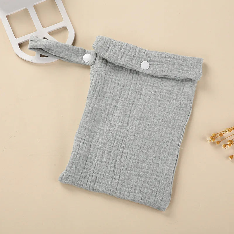 Printed Cotton Diaper Bag Multi-Functional Mommy Handbag