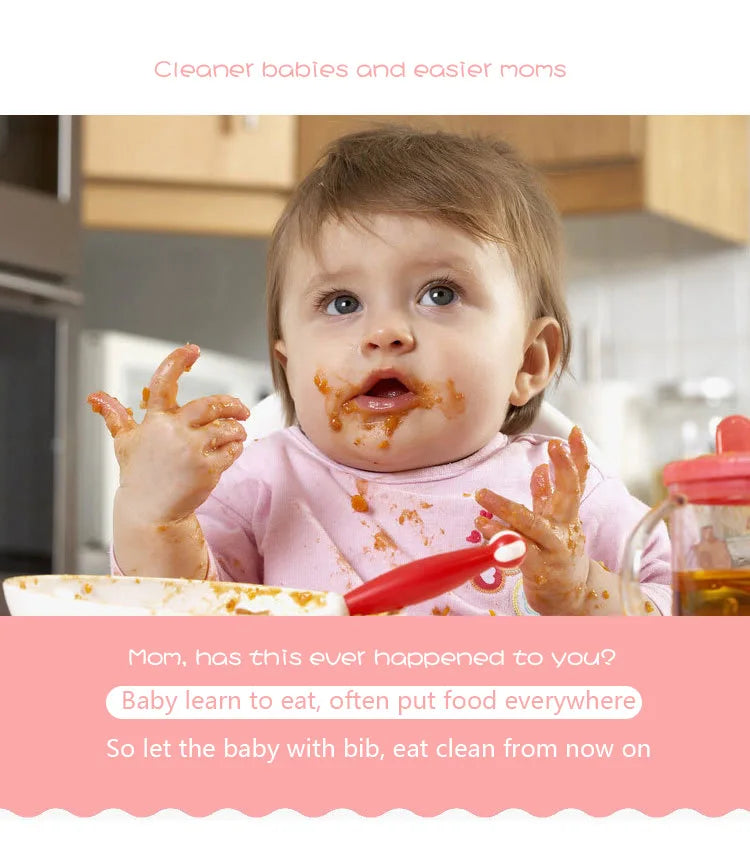 Double Layer Baby Cartoon Waterproof Bib Soft Crystal Velvet Saliva Towel