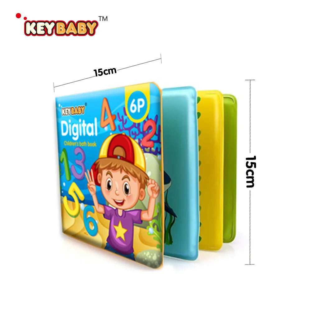Soft Baby EVA Cartoon Bath Book Montessori Waterproof Early Educational Toy