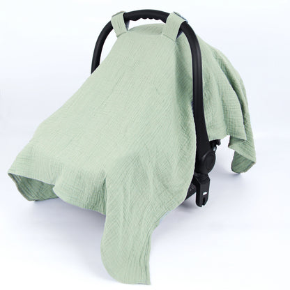 Baby Safety Seat Breathable Cotton Stroller Sunshade Cover