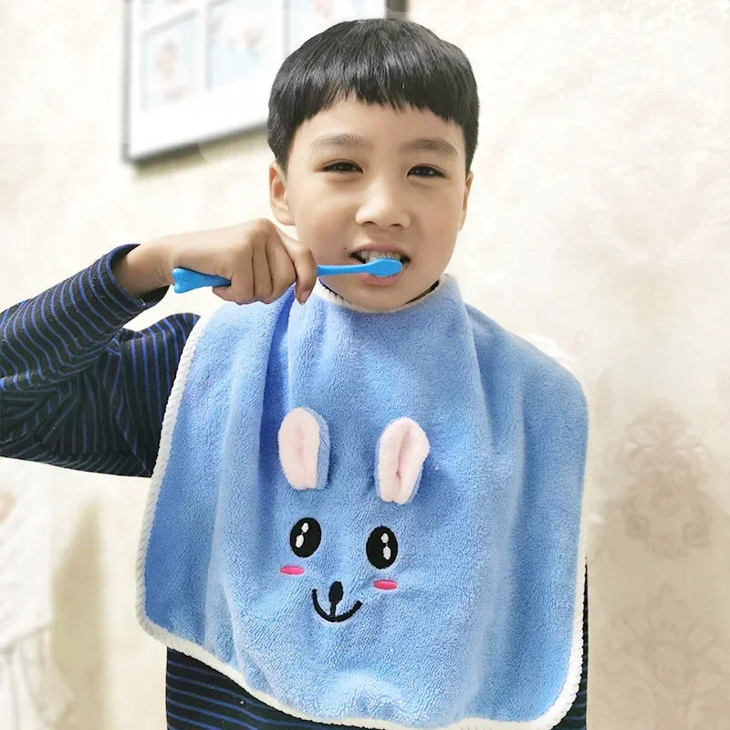 Baby Bib Face Towel Soft Saliva Towel for Kids 3-8 Years