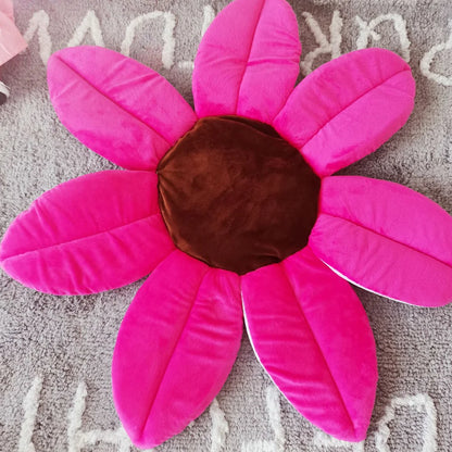 Baby Bath Pad Soft Flower Petals for Infant Sink and Bathtub