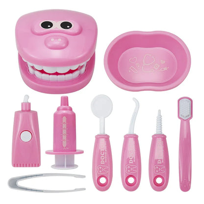 Montessori Kids Dentist Role Play Toy Parent-Child Learning Set