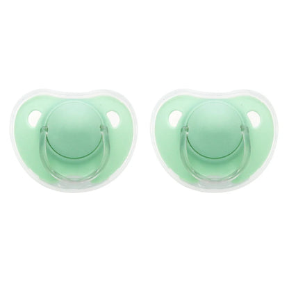 2 Pcs Baby Pacifier Soother with Cover Day & Night Use