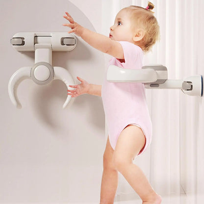 Baby Bath Stand Ergonomic Support with Smooth Handles & Strong Suction Cups