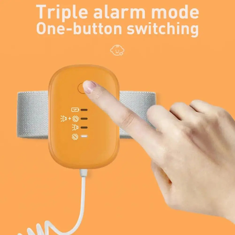 Baby Bedwetting Alarm with Vibration & Sound 3 Modes Potty Training Tool