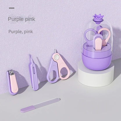 Baby Nail Clippers Set Newborn Children Anti-Pinch Nail Care