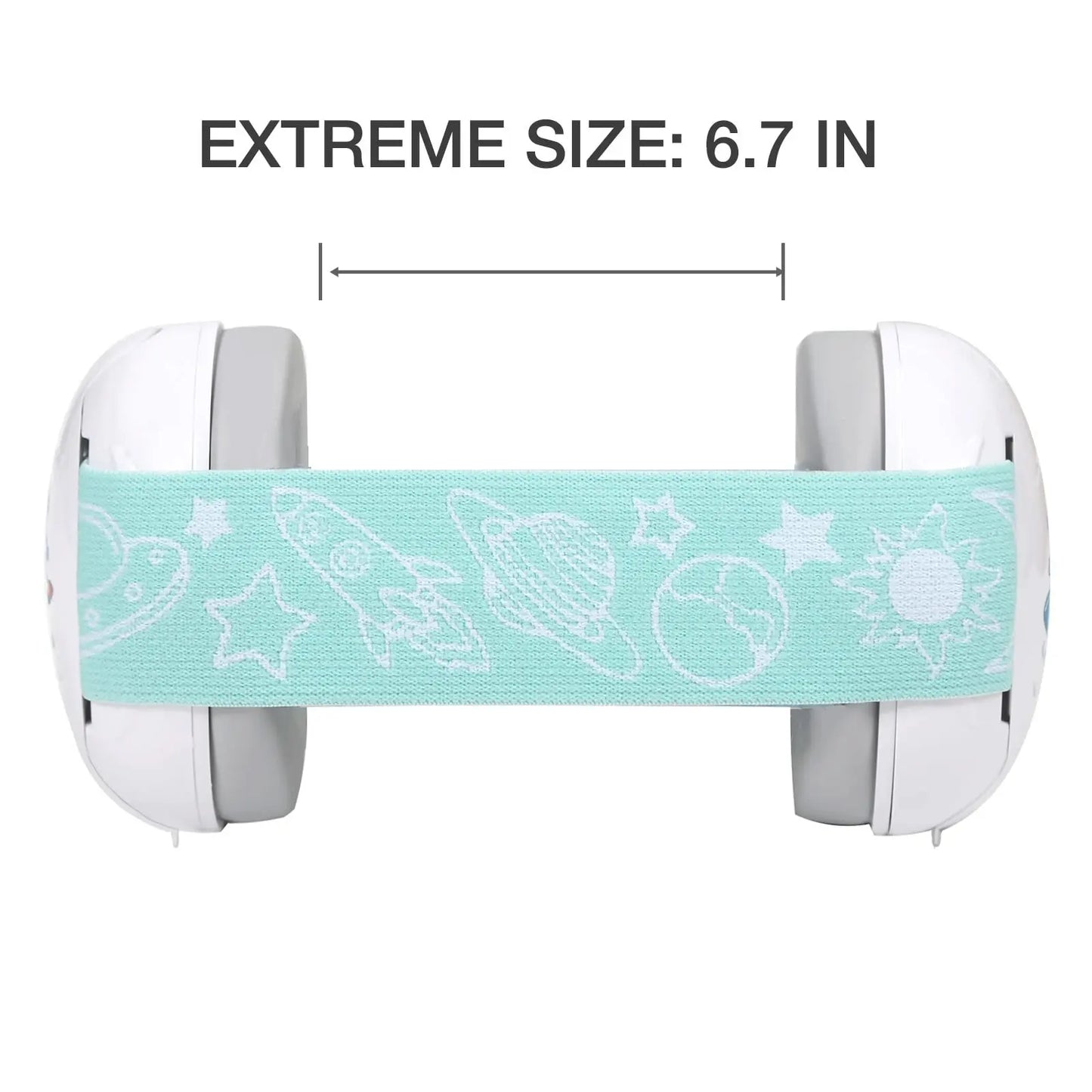 Baby Noise-Cancelling Headphones Ear Protection Earmuffs with Elastic Headband