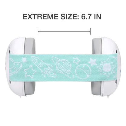Baby Noise-Cancelling Headphones Ear Protection Earmuffs with Elastic Headband