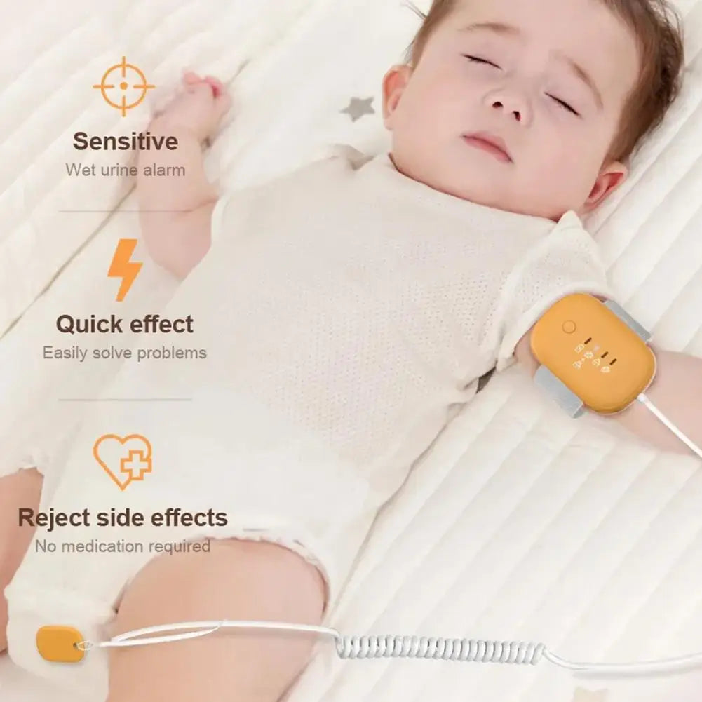 Baby Bedwetting Alarm with Vibration & Sound 3 Modes Potty Training Tool