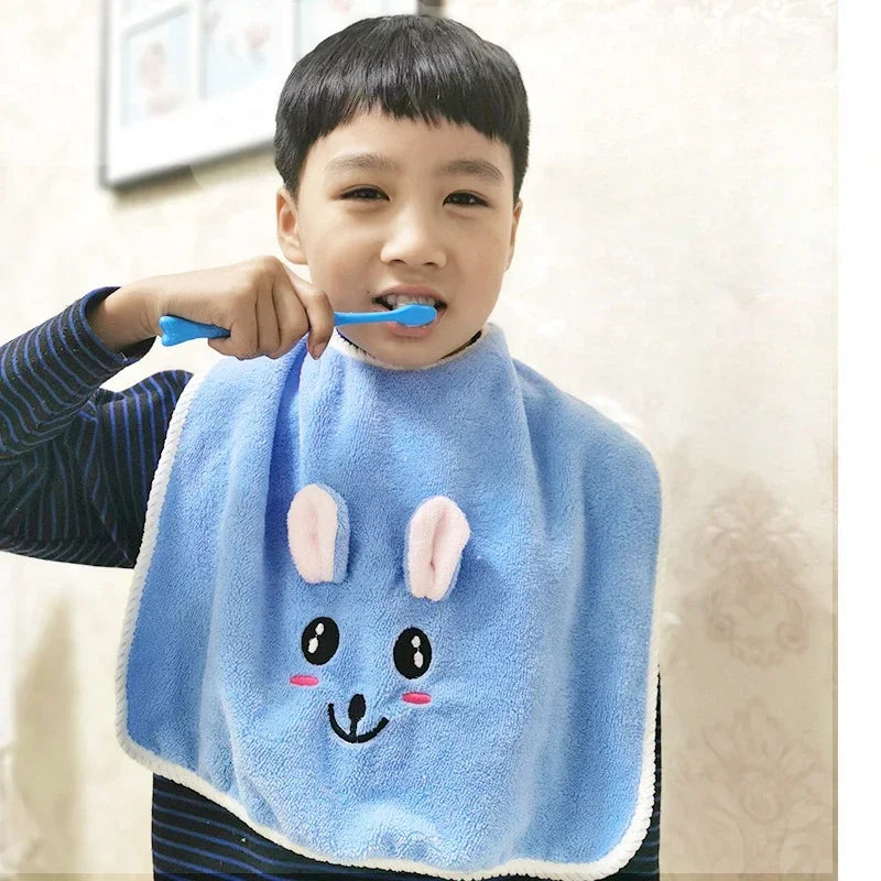 Baby Bib Face Towel Soft Saliva Towel for Kids 3-8 Years