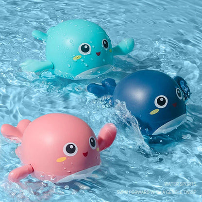 Clockwork Baby Bath Toys Swimming Cute Animal Bathing Fun Kids Water Play