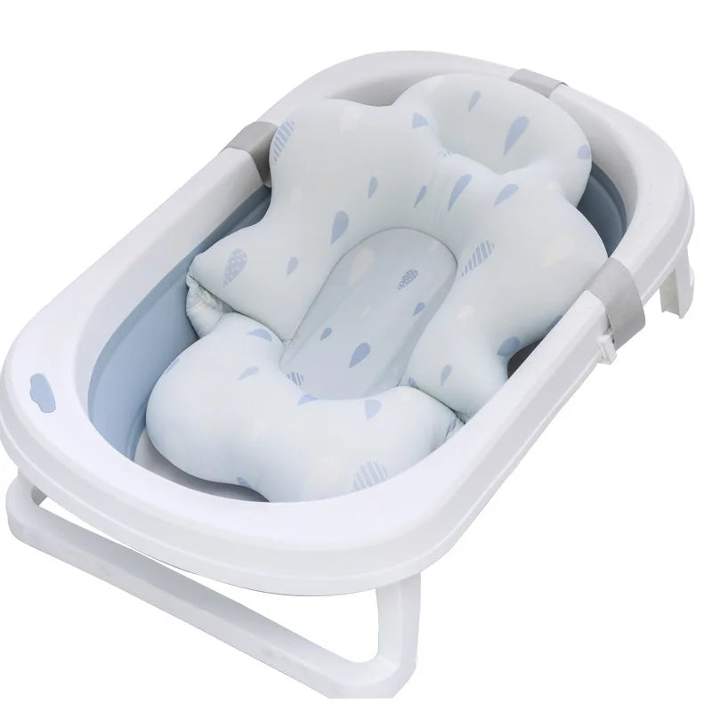 Baby Bath Mat Tub Seat Nonslip Soft Cushion Pillow