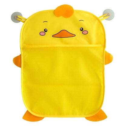 Baby Bath Toy Storage Bag with Suction Cups Bathroom Organizer