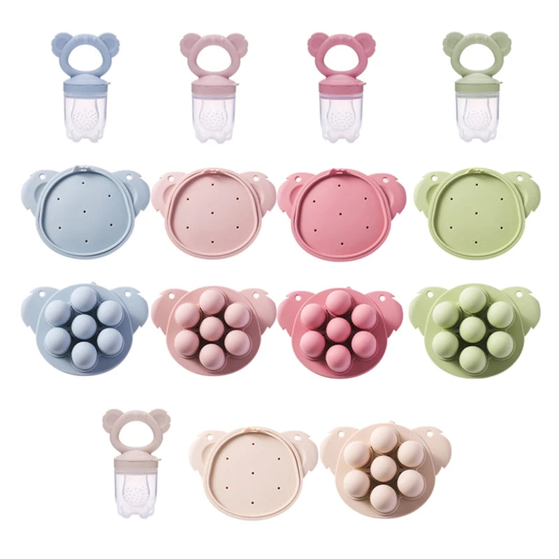Baby Fruit Feeder Silicone Pacifier Teether Food-Grade Baby Feeder