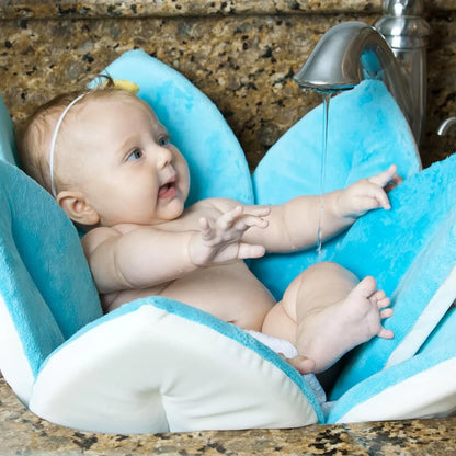 Baby Bath Pad Soft Flower Petals for Infant Sink and Bathtub