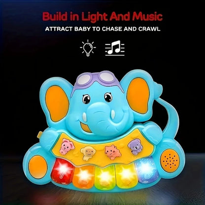 Elephant Baby Piano Toy Early Learning Musical Keyboard