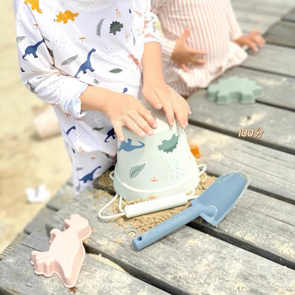 Cute Animal Baby Bath & Beach Toy Set – Swim, Sand & Mold Tools