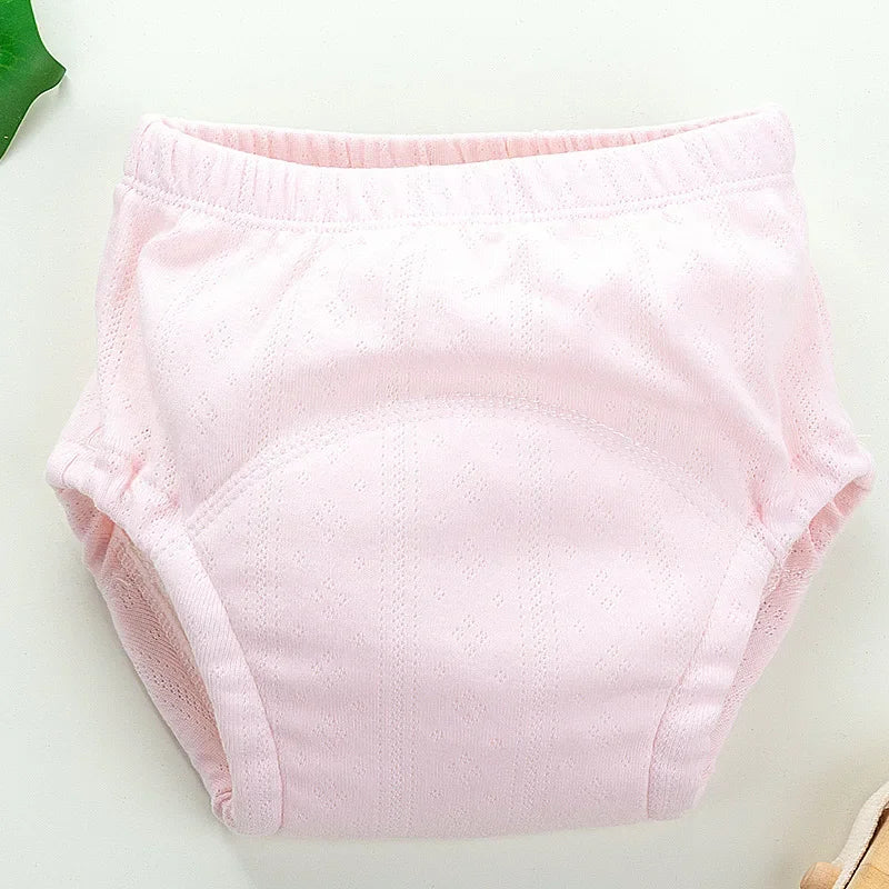Newborn Reusable Cotton Baby Diapers Washable Potty Training Pants
