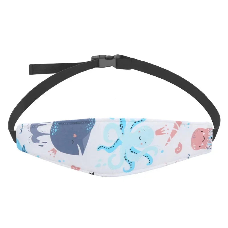 Baby Car Seat Head Support Adjustable Safety Belt Pillow